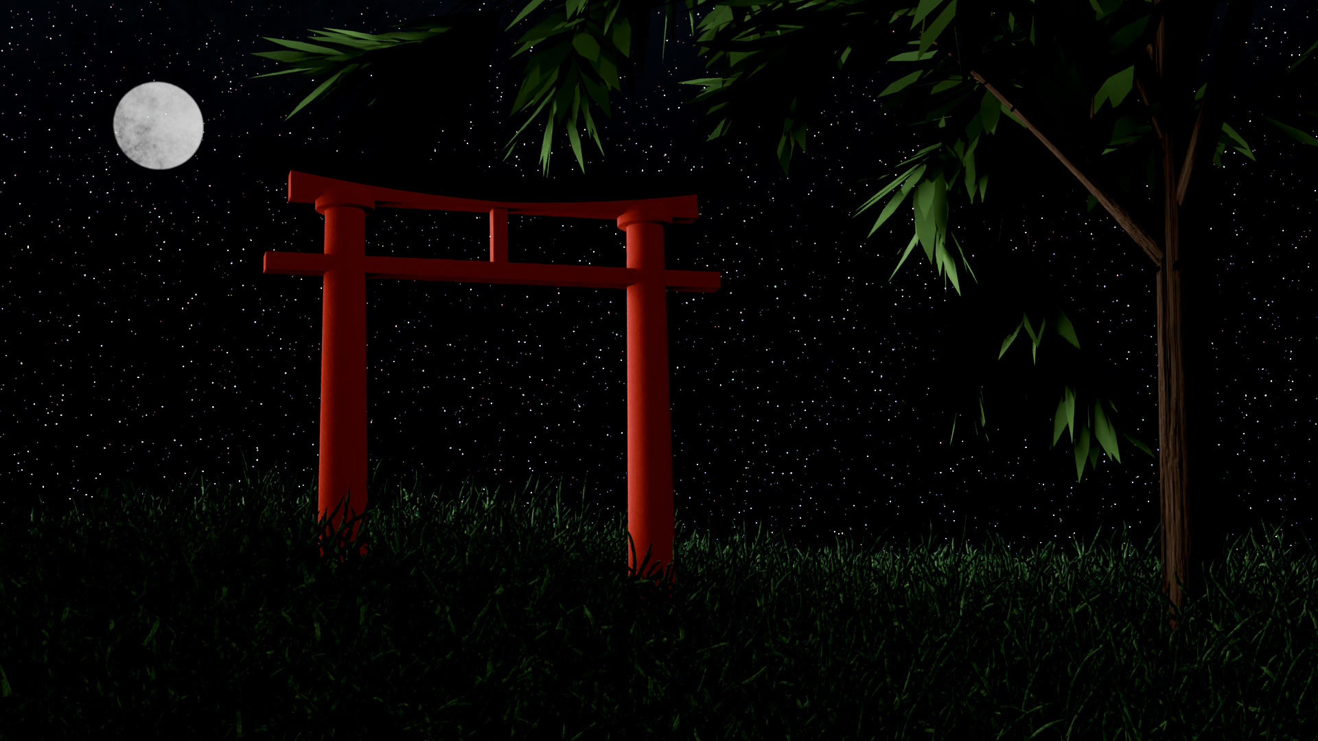 shrine with grat atmosphere